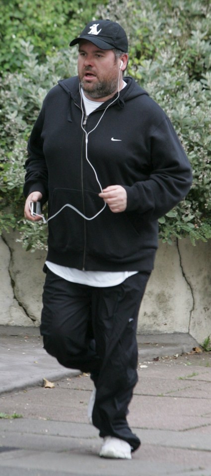 He was spotted jogging before quitting the show