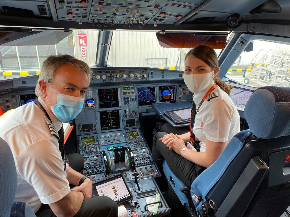 The emotion in Captain David Morgan’s voice was palpable as the easyJet flight took off