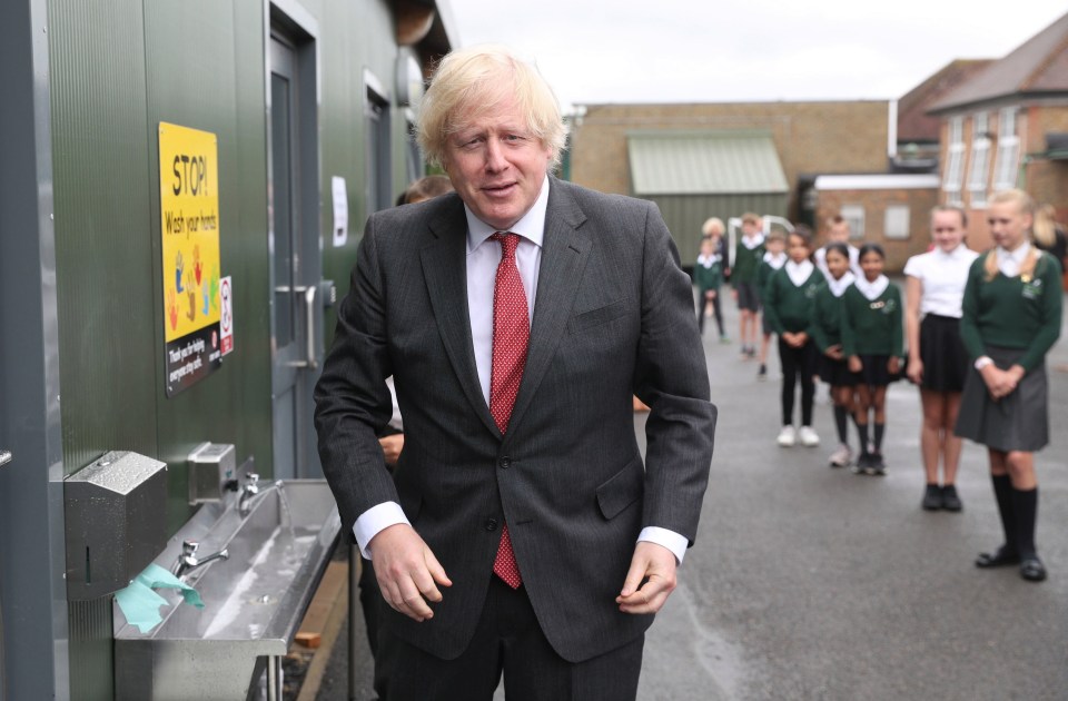  Boris Johnson paid a visit to Bovingdon Primary School as it reopened