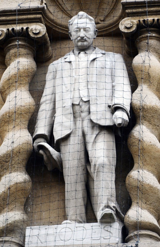 Campaigners fought to remove the statue of Cecil Rhodes from the entrance to Oriel College in Oxford