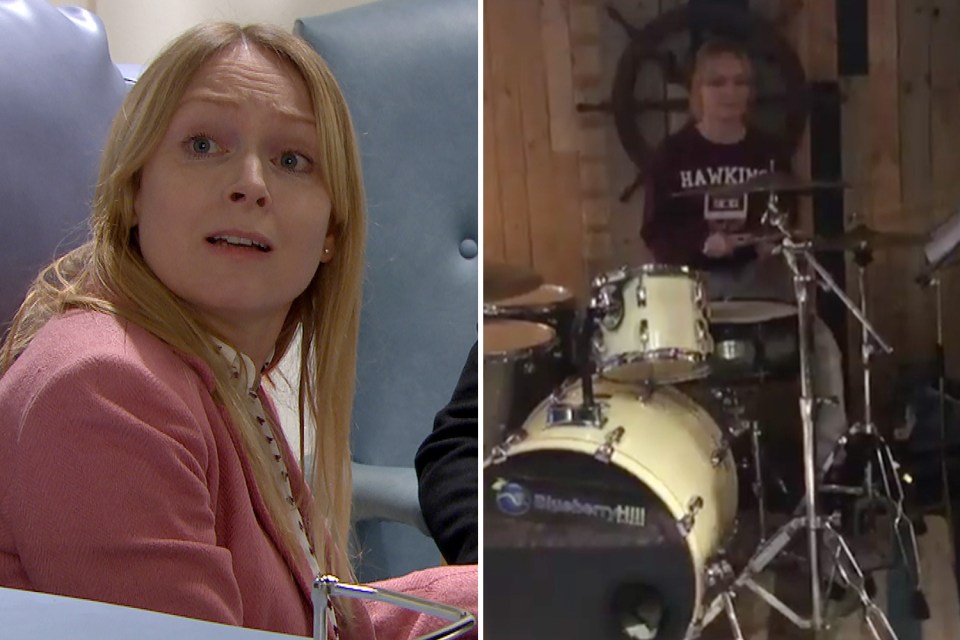  Michelle Hardwick's got that drumming rhythm down