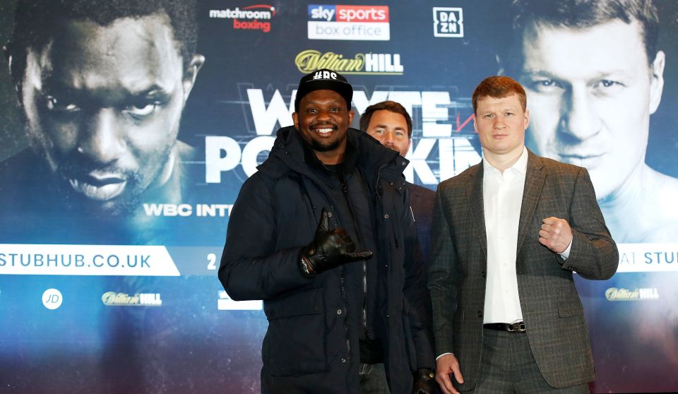  The four-week boxing bonanza could end with Dillian Whyte's heavyweight headliner against Alexander Povetkin