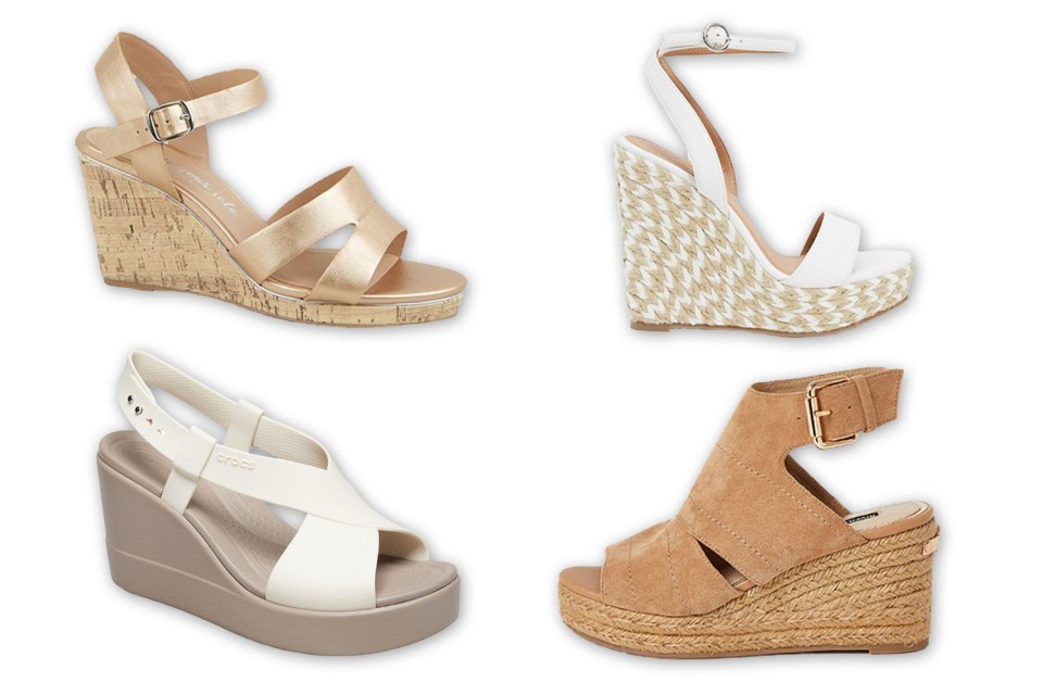  Put your best foot forward in one of these wedge sandals