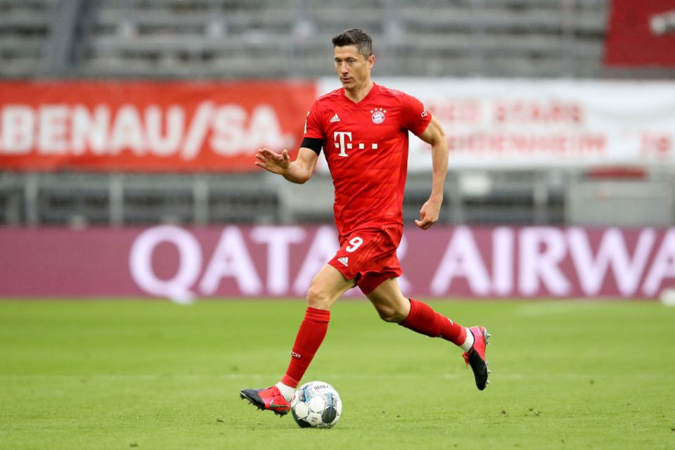  Robert Lewandowski scored twice for Bayern Munich during their 3-1 win against Freiburg