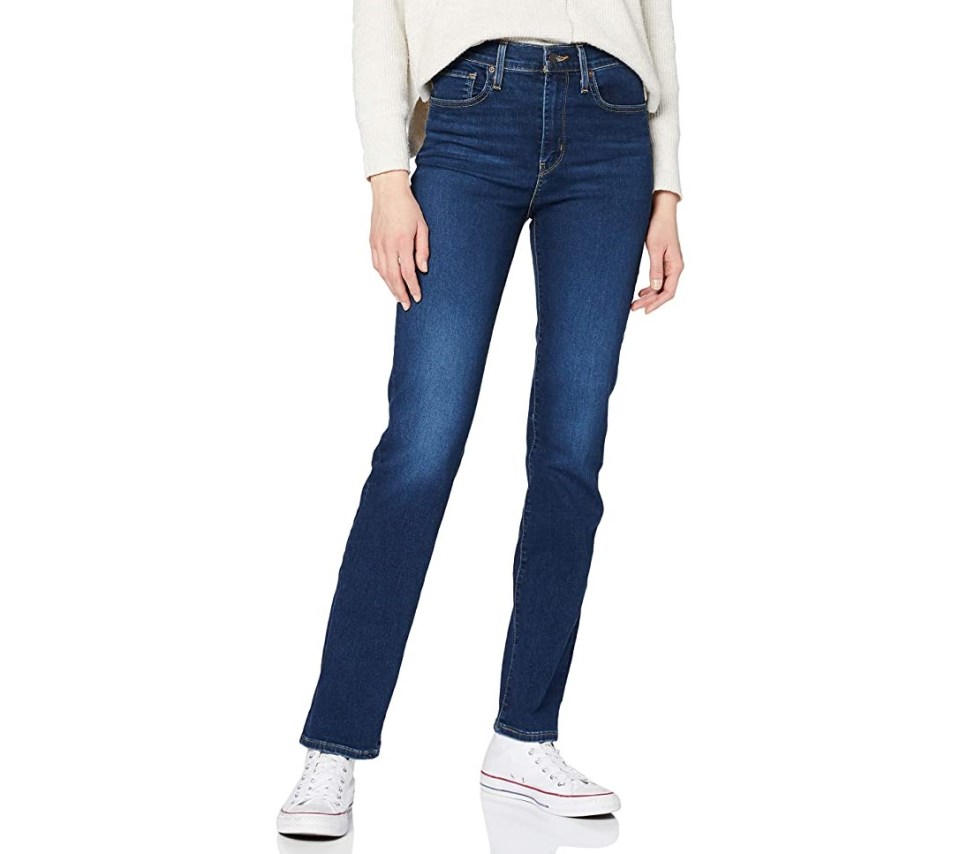 Levi’s womens 724 high rise straight jeans