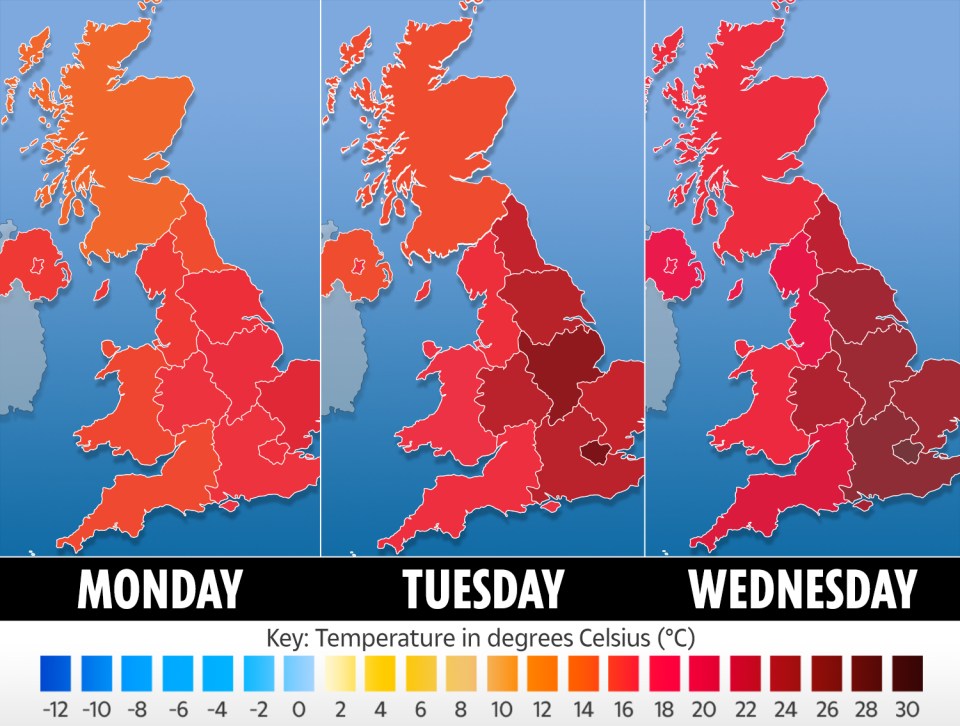 Temperatures are set to soar this week 