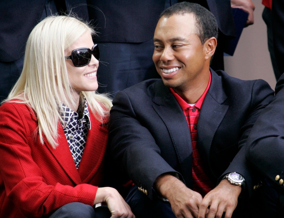  Tiger Woods and Elin Nordegren in happier times before their divorce