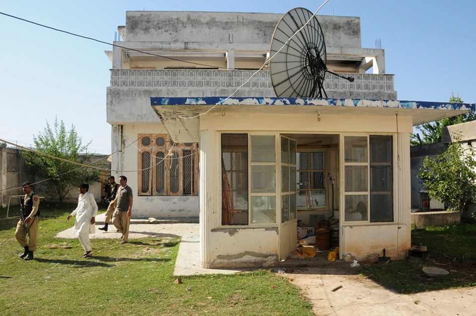 A November 2011 photo showing the compound where Bin Laden was found and killed six months before