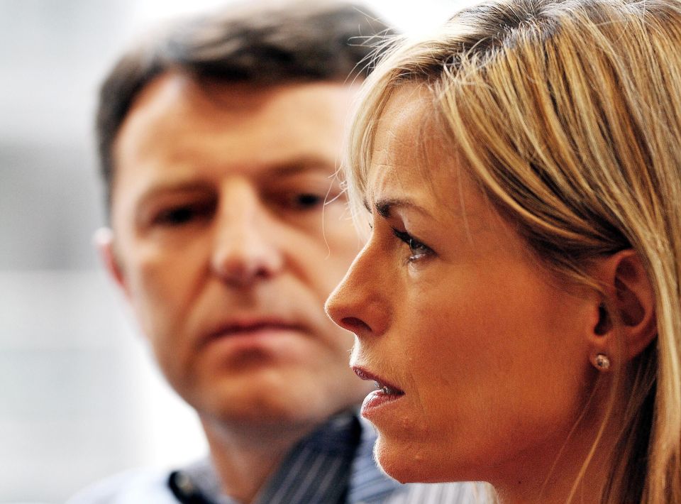 Kate and Gerry McCann have never given up hope they would find their daughter