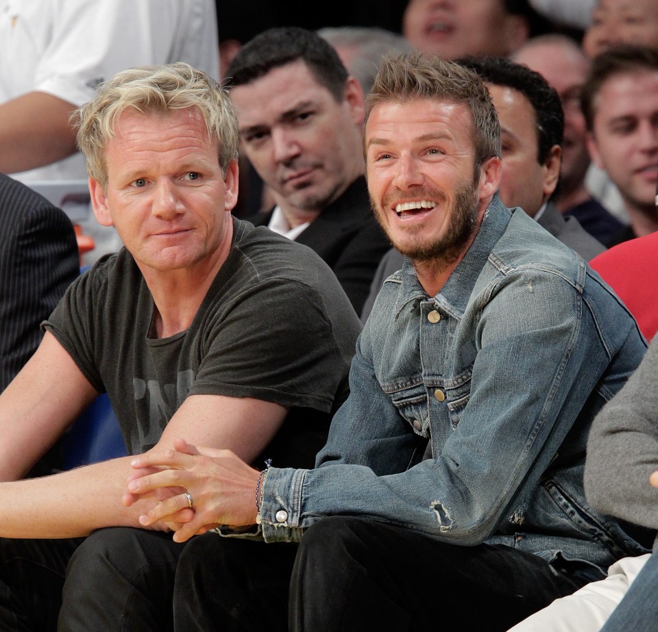  David Beckham is said to be in talks to launch a cooking show following advice from best pal Gordon Ramsay