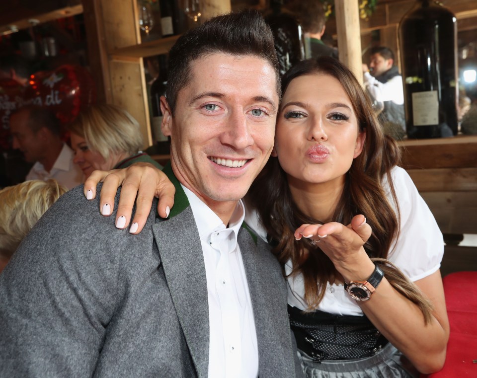 Robert Lewandowski and Anna have been married seven years