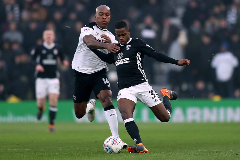  Andre Wisdom has been playing in the Championship with Derby since 2017