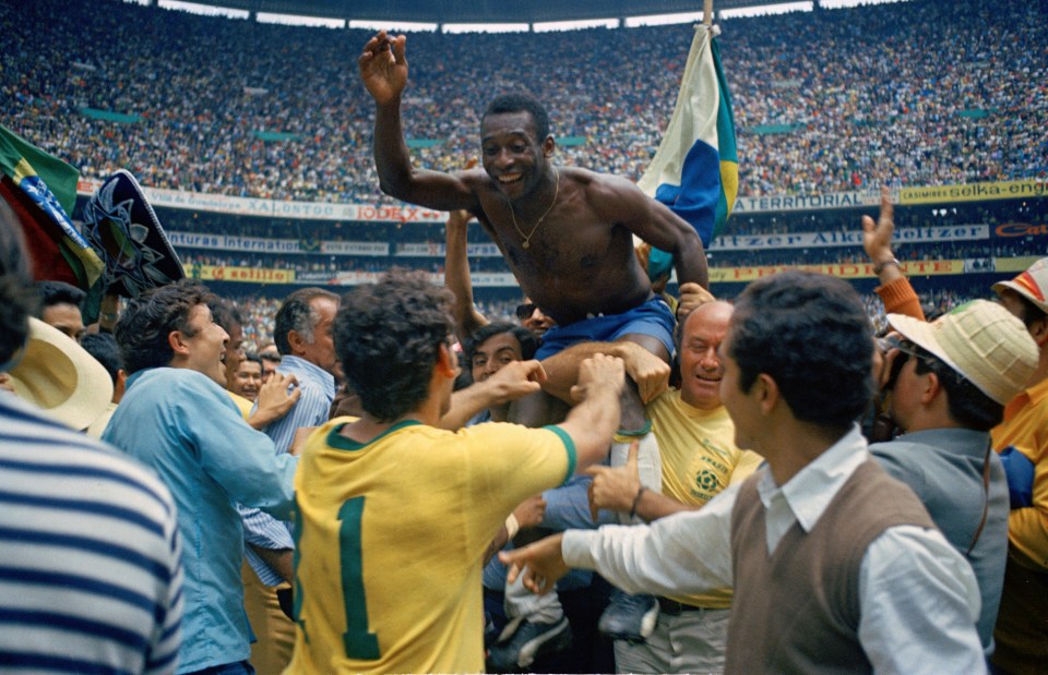  It's 50 years since Pele was the hero at the 1970 World Cup in Mexico