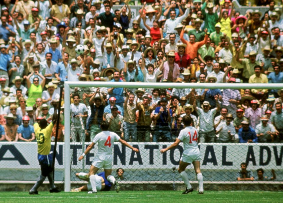  Peles amazing moments at Mexico 70, included the header that was saved by Gordon Banks