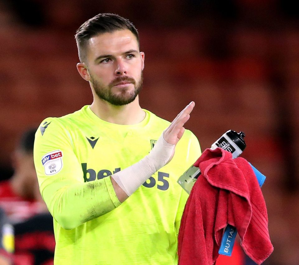  Jack Butland recently signed for Rangers from Crystal Palace