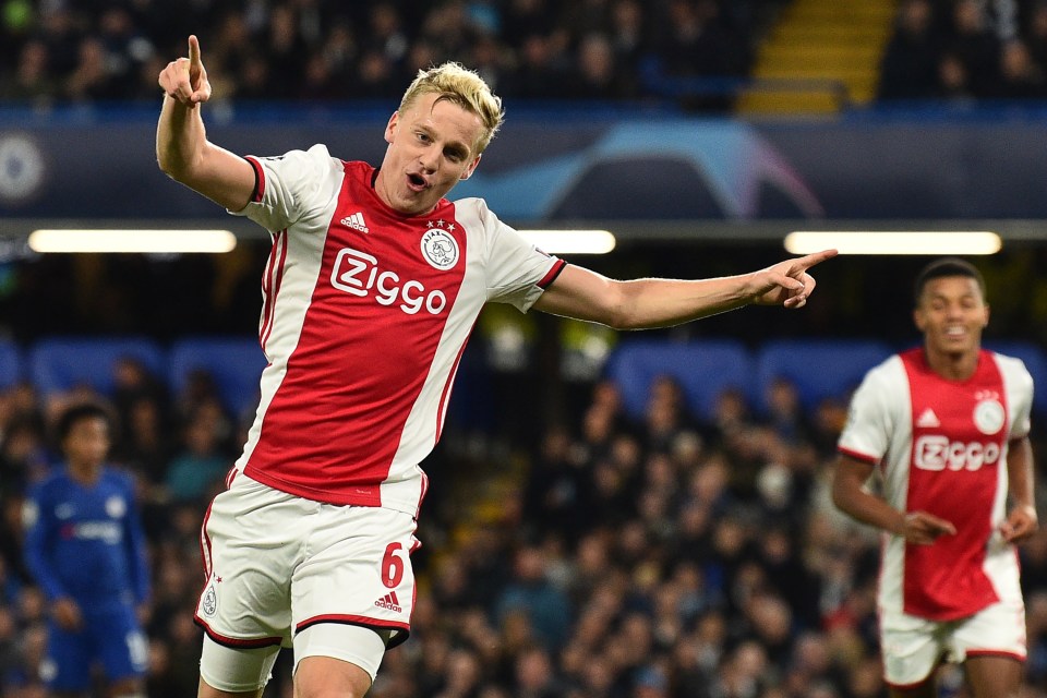  Donny van de Beek has impressed suitors across Europe over the last two seasons