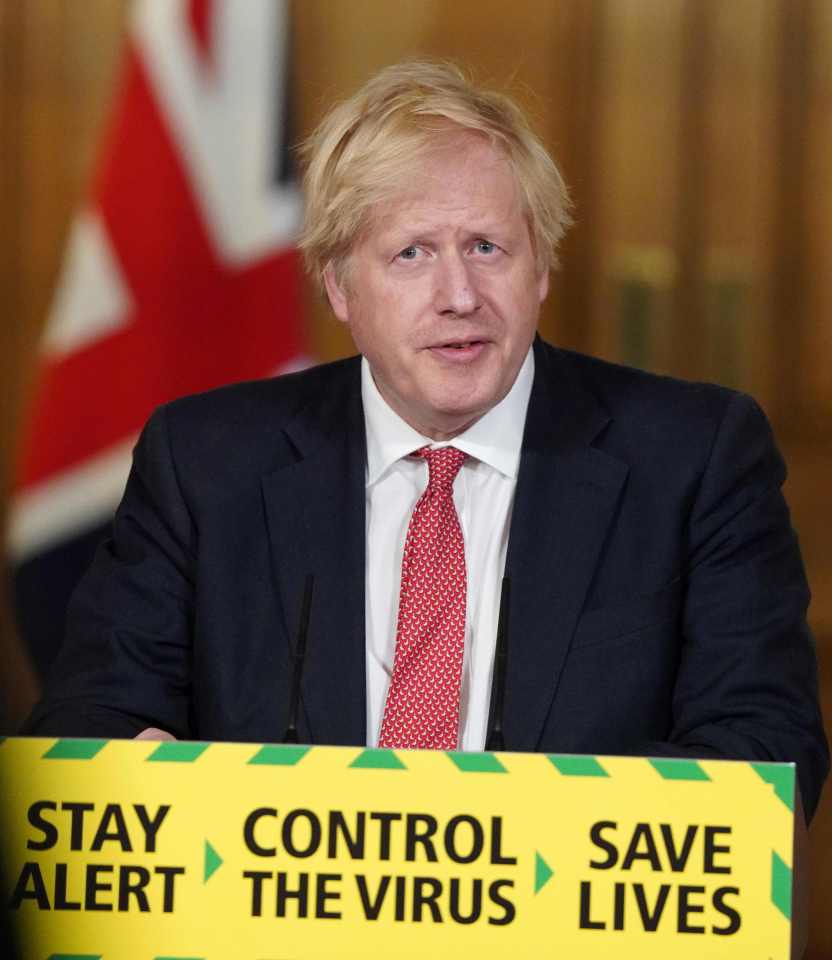 Boris Johnson announced lockdown changes this evening