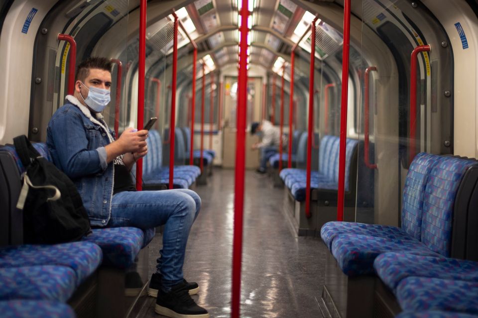 Masks must be worn on public transport in England