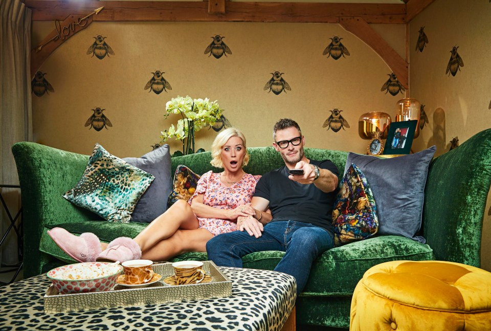  Denise Van Outen and partner Eddie will be taking to the sofa