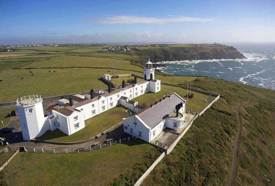 This set of cottages at Lizard Lighthouse can be found on the southern-most tip of mainland Britain