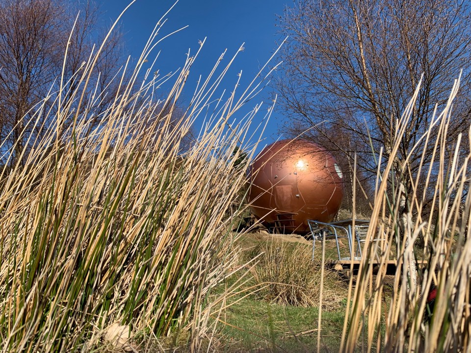 The Red Kite Conkers, in Newbridge-on-Wye, Powys come with their very own private woodland