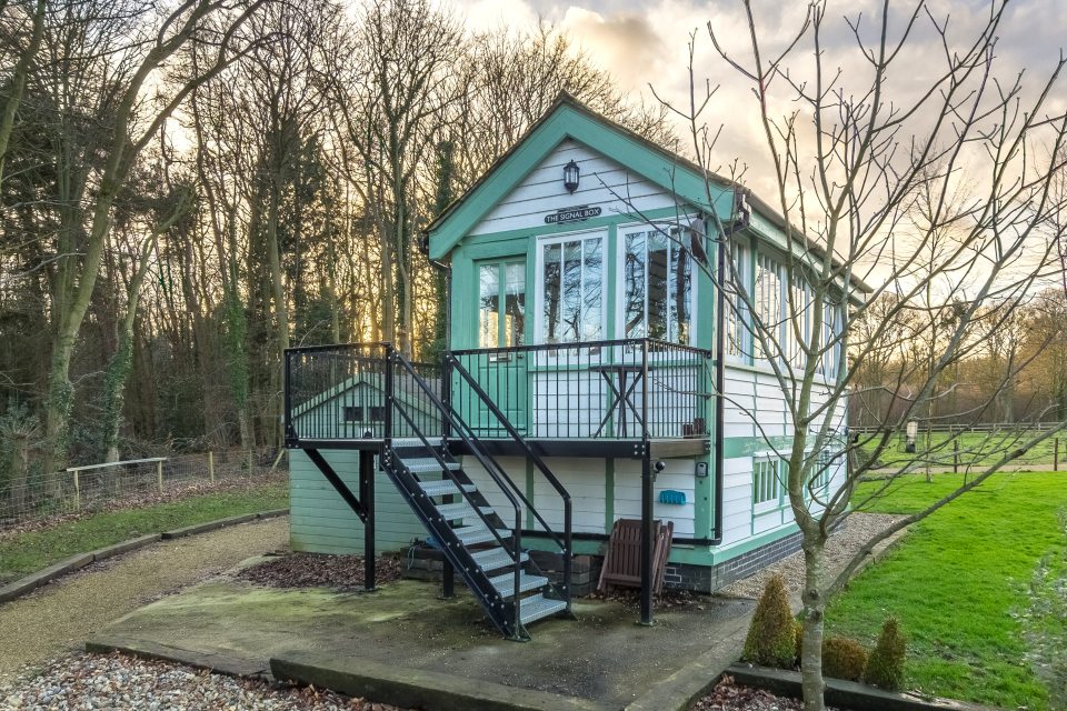 This little stay was originally the main signal box at nearby Wymondham station in Norfolk