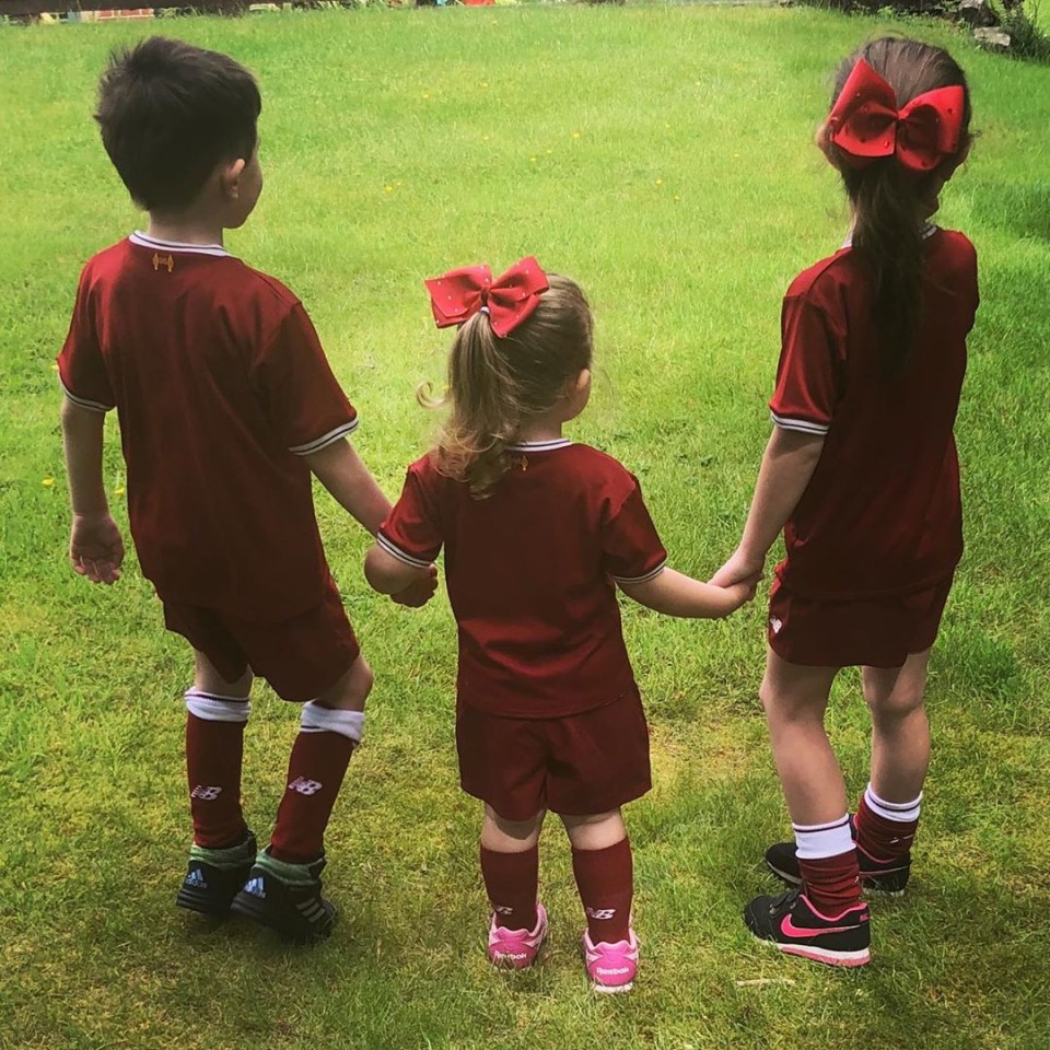  Christine McGuinness revealed her twins were back to school for a couple of hours each day