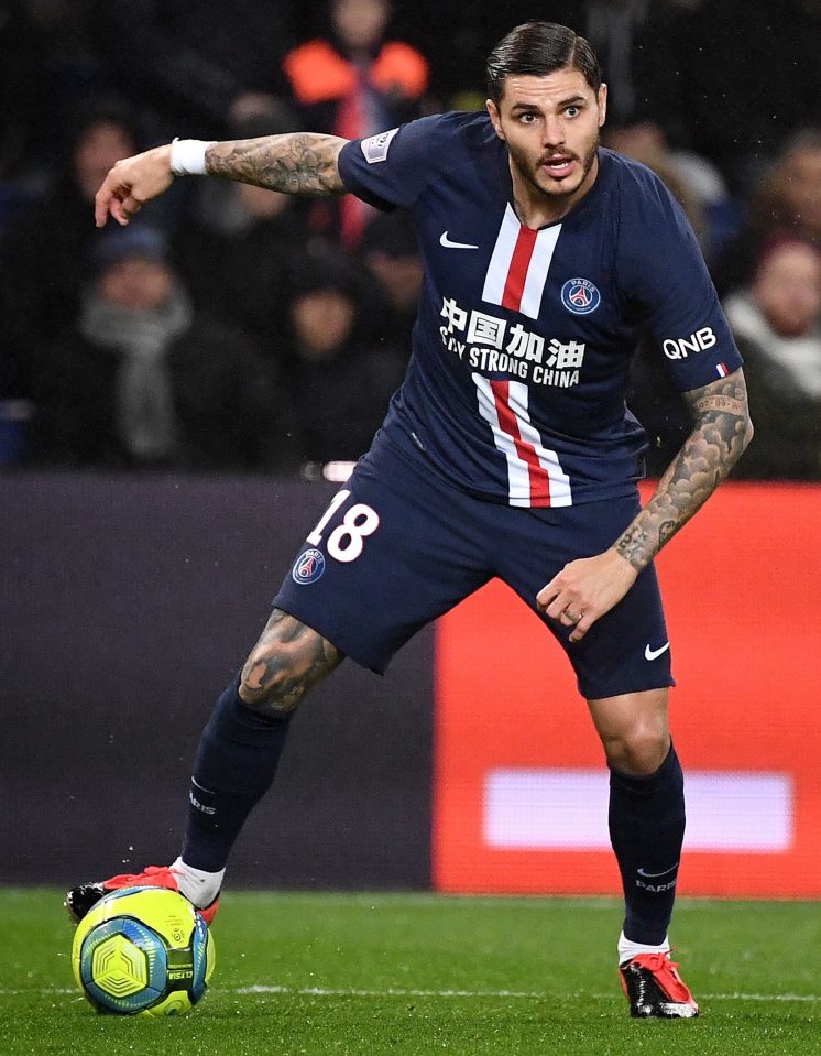  Eight-cap Argentine striker Mauro Icardi has completed a permanent switch to PSG on wages of around £5.4m a year