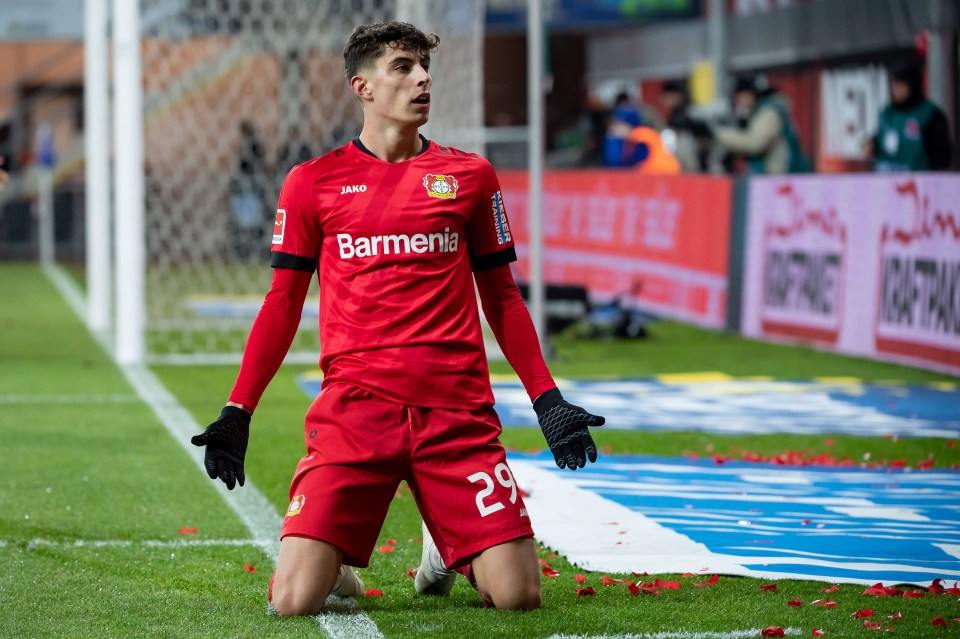  Chelsea are also interested in a move for Bayer Leverkusen starlet Kai Havertz