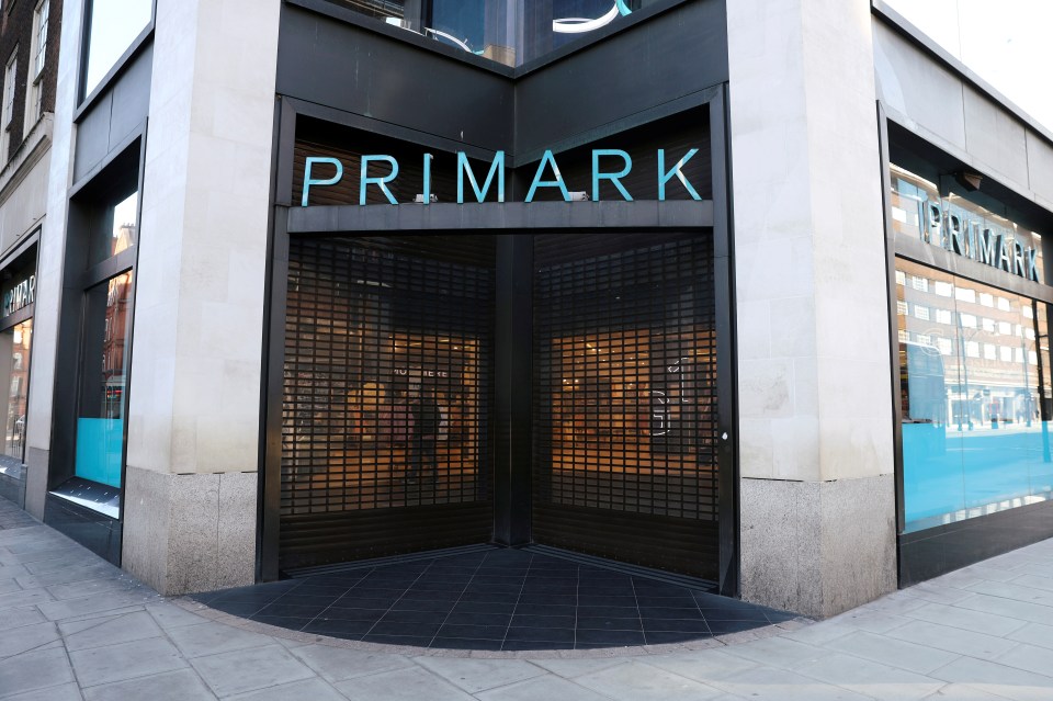 Closed Primark store on Oxford Street 