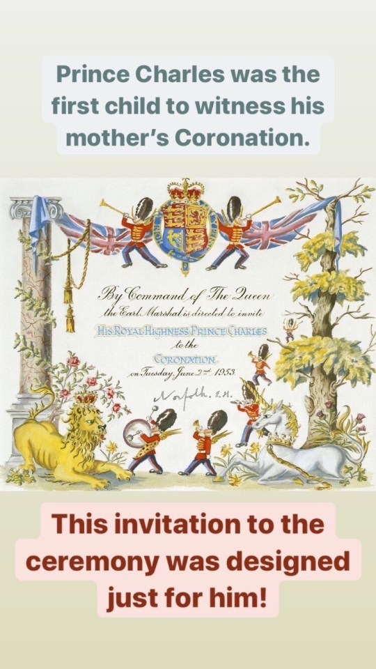 Charles had a special invitation to the coronation