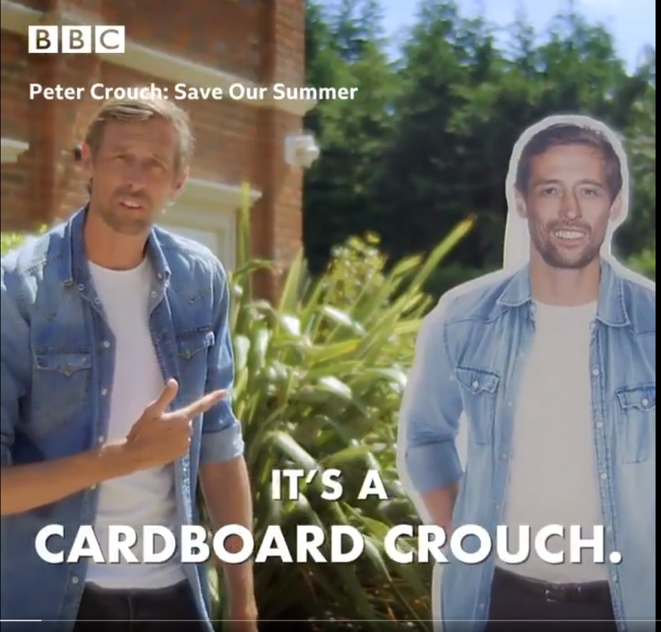 Peter Crouch hopes to brighten the public's mood in new show Peter Crouch: Save Our Summer