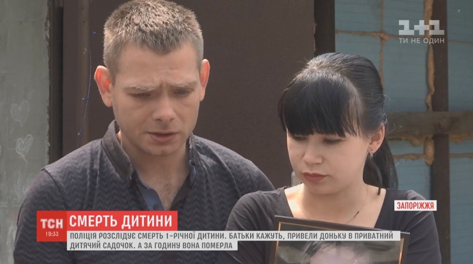  Olesya’s grieving parents, Eduard and Alina Gak, speak to media after the tragic death