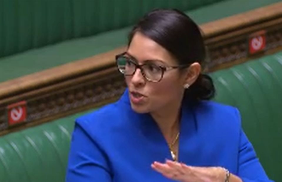  Home Secretary Priti Patel says the Government are eager to get things back to normal