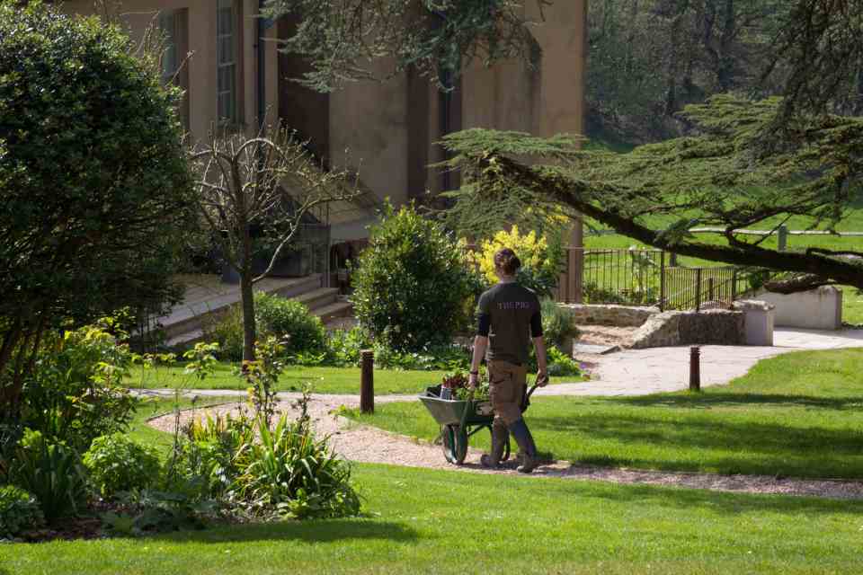 Pig At Combe in Devon boasts an Elizabethan Manor Huse