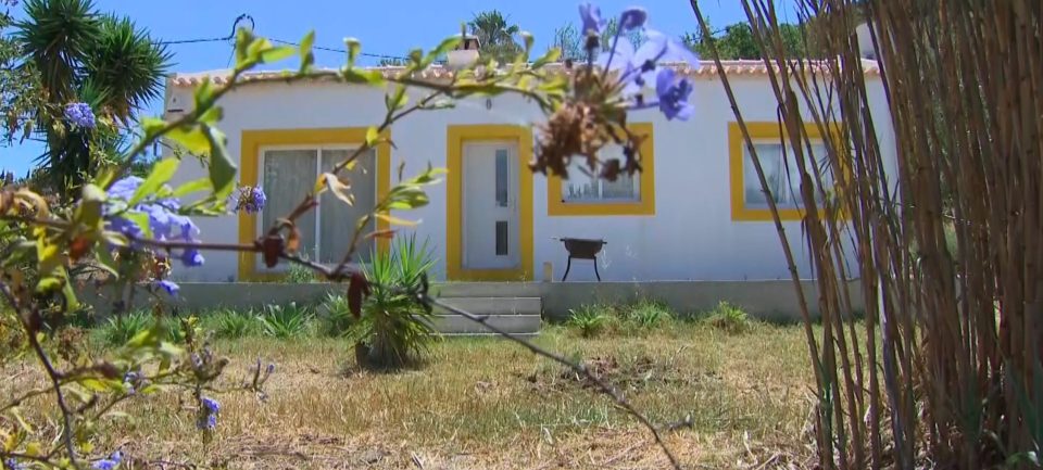  The house the suspect rented in Portugal