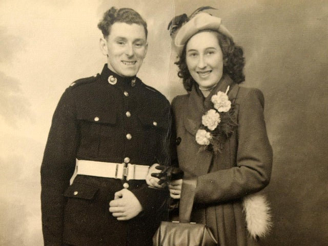  Derek served with the Royal Marines before returning to his home town and his wife, Hilda