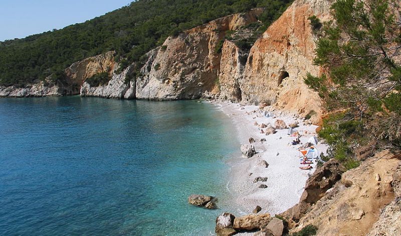 This beach is easy to get to from Athens