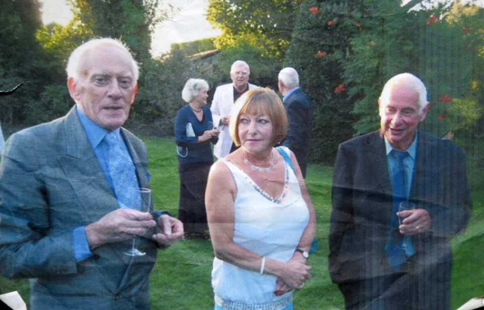 Philip with his brother Tony and his partner Rhona