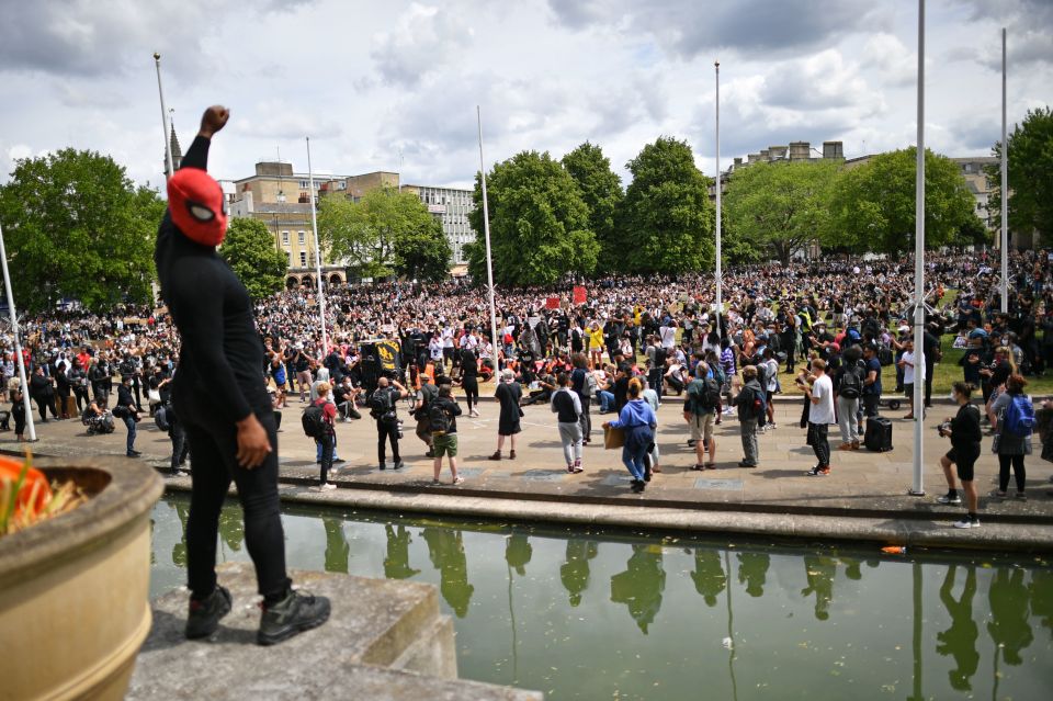  A rally is also taking place in Bristol on Sunday