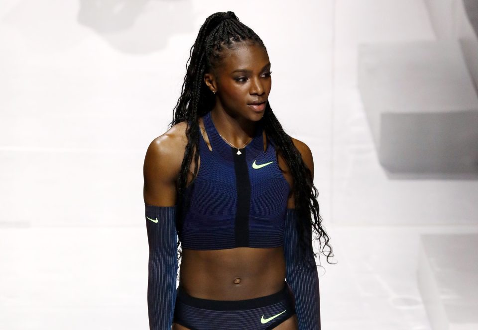  Asher-Smith appeared on the catwalk for Nike in February