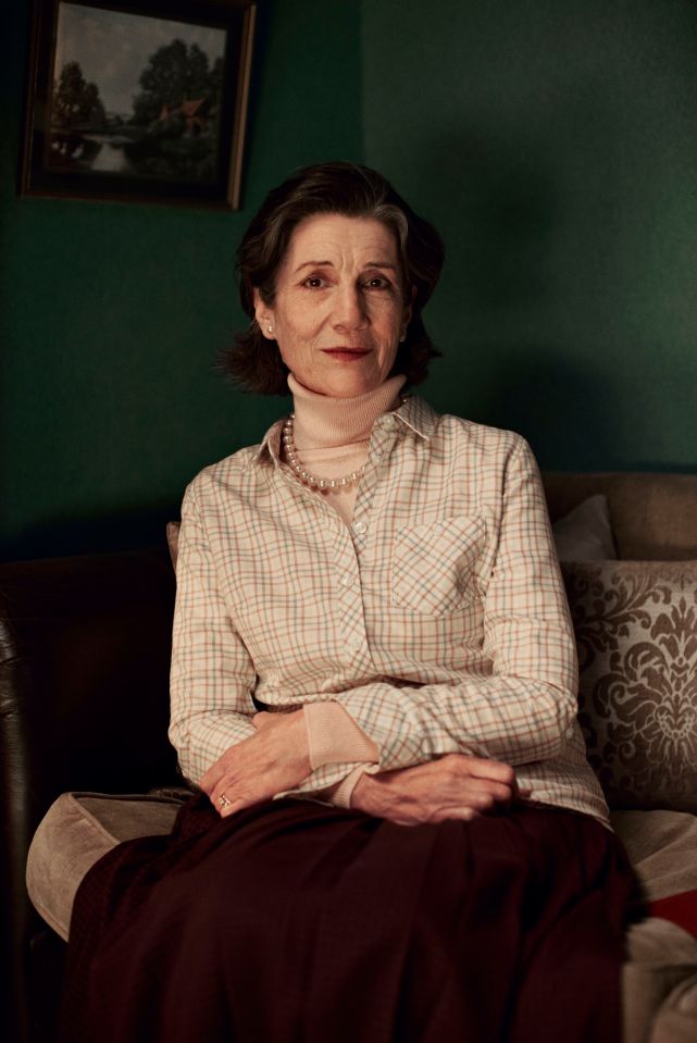 Harriet plays a widow who is left looking after her mentally ill daughter