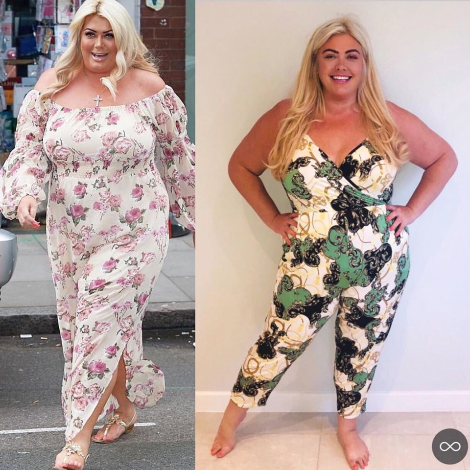 Gemma recently showed off her 3st weight loss during lockdown