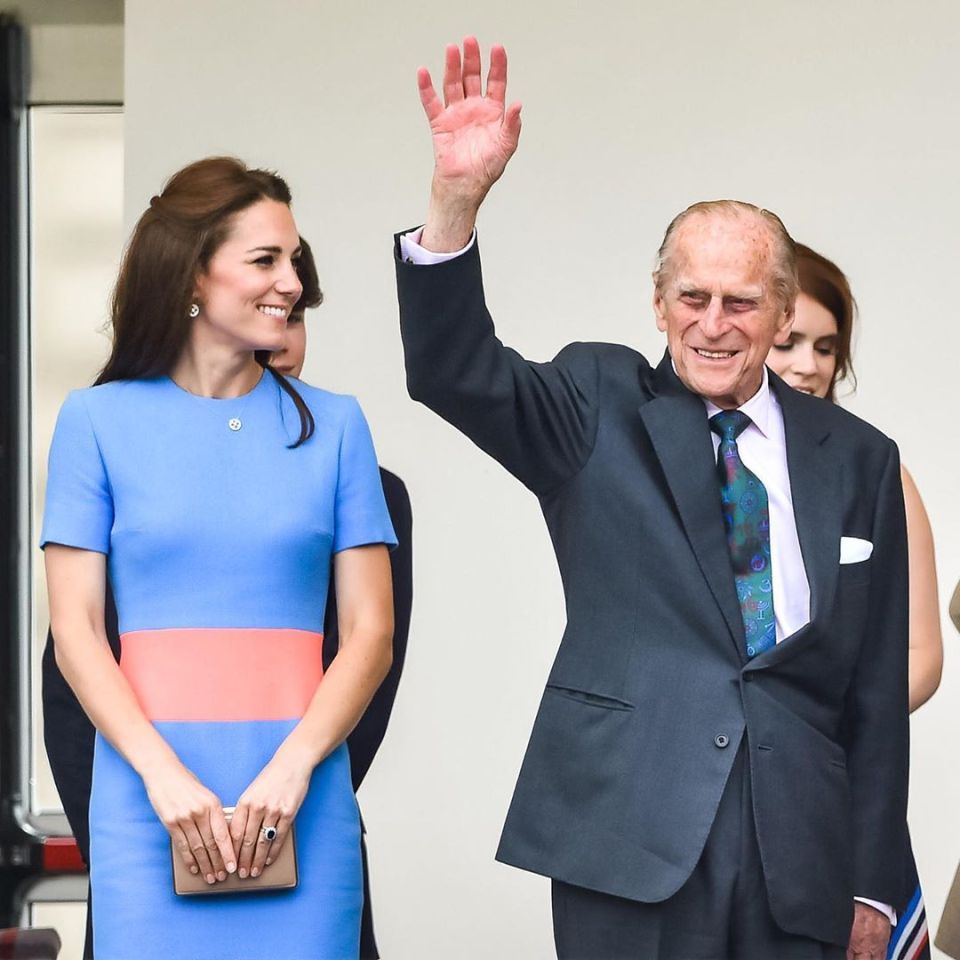 The Duke and Duchess of Cambridge also made a public tribute