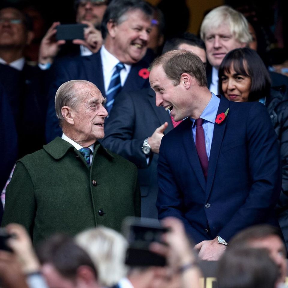 Prince William shared a candid shot with his grandfather