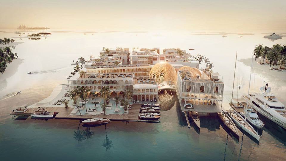 A Venice Hotel, offering seven-star accommodation and dining experiences both above and below the water will be built on Monaco Island