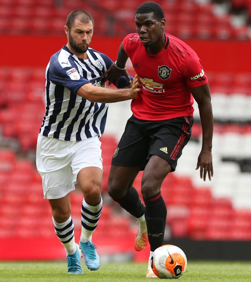  Fit-again Paul Pogba returned to action against West Brom on Friday