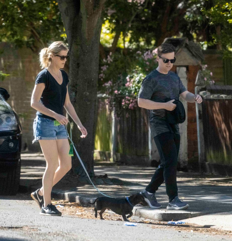  The couple were out walking their dog Rocky