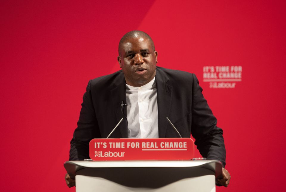  David Lammy accusing the Tory government of trying to start a culture war is totally hypocritical