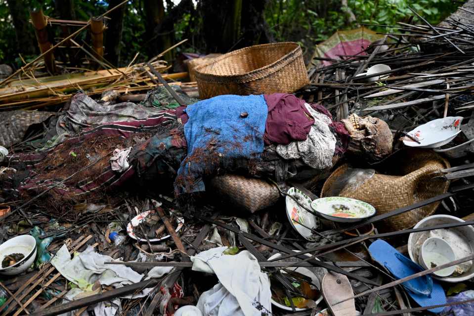 Funeral workers in Indonesia are expected to wear protective equipment